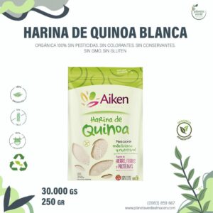 Harina de Quinoa Blanca Orgánica