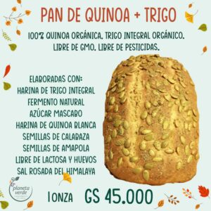 Pan de Quinoa + Trigo Integral Orgánico