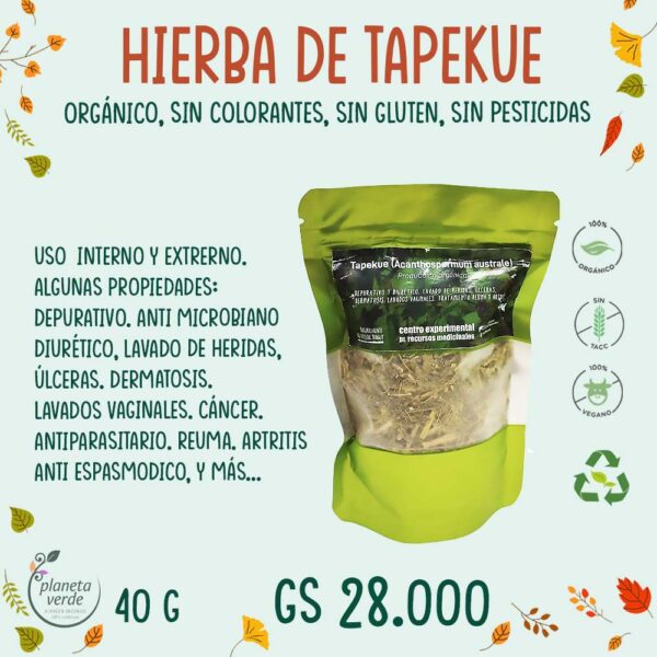 Hierba Tapekué Orgánico