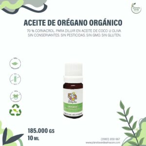 Aceite de Orégano Orgánico