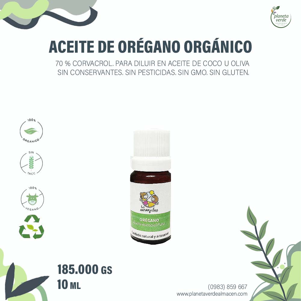 Aceite de Orégano Orgánico