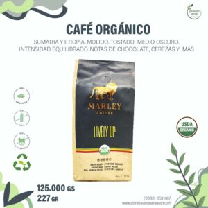 Café Molido Orgánico. Livelly Up