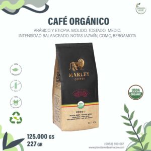 Café Molido Orgánico. One Love