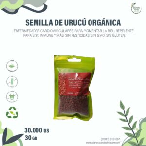 Semillas de Urucú Organicas
