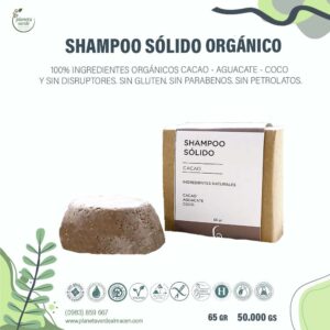 Shampoo Sólido Orgánico - cacao
