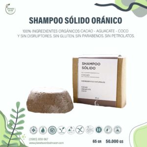 Shampoo Sólido Orgánico - cacao