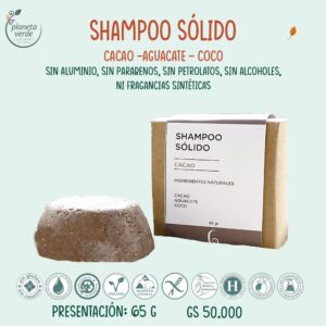 Shampo Sólido Orgánico - cacao