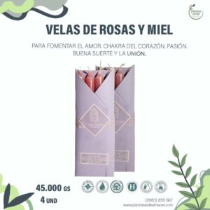 Velas de Rosas y Miel