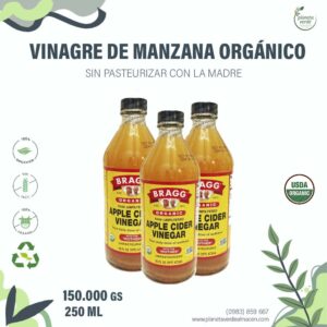 Vinagre de Manzana Orgánico sin Pasteurizar