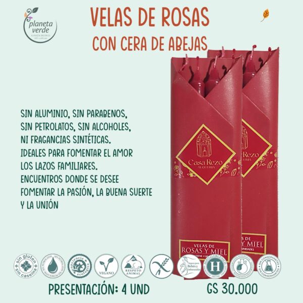 Velas de Rosas