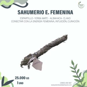 Sahumerio Energía Femenina