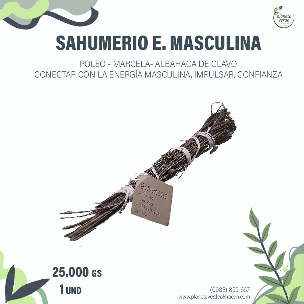 Sahumerio Energía Masculina