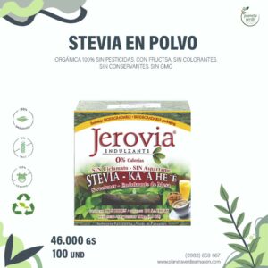 Stevia Orgánica en sobres