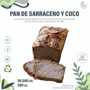 Pan de Sarraceno y Coco