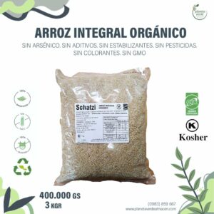 Arroz Integral Orgánico x 3 Kg