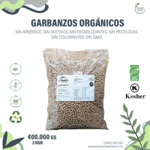 Garbanzos Orgánicos x 3kg