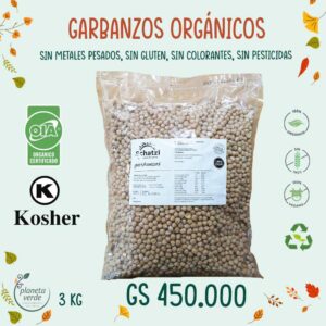 Garbanzos Orgánicos x 3kg