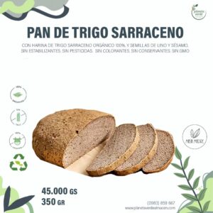 Pan de Trigo Sarraceno Orgánico de Masa Madre