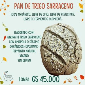 Pan de Trigo Sarraceno Orgánico