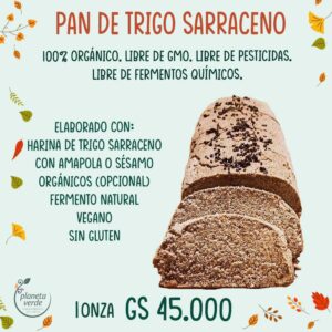 Pan de Trigo Sarraceno Orgánico