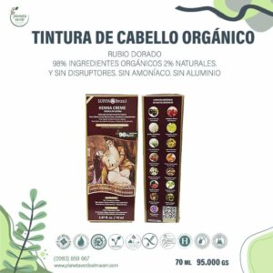 Tintura de Cabello - Rubio Dorado