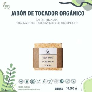 Jabón de tocador Orgánico - Sal del Himalaya