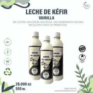 Leche de Kéfir con Vainilla