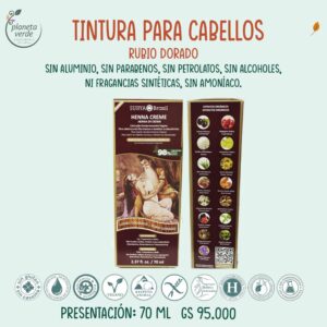 Tintura de Cabello - Rubio Dorado