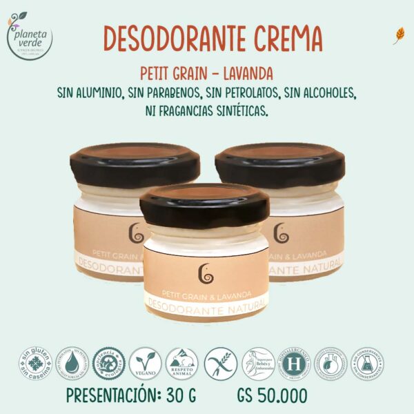Desodorante Orgánico - crema