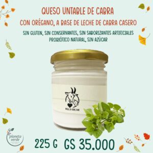 Queso Untable de Cabra - Orégano