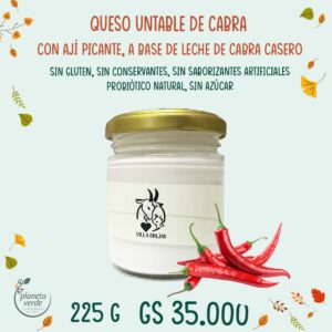 Queso Untable de Cabra - Ají Picante