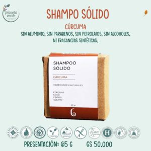 Shampo Sólido Orgánico - Cúrcuma