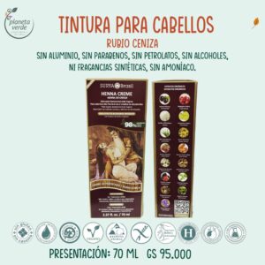 Tintura de Cabello - Rubio Ceniza