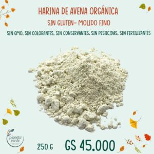 harina de Avena sin Gluten Orgánica