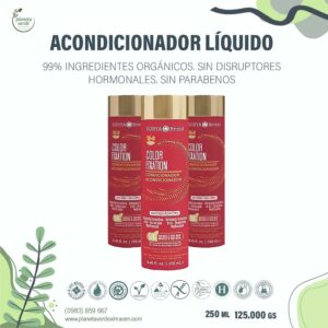 Acondicionador Líquido Orgánico. Sin disruptores Hormonales