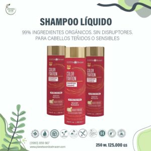 Shampoo Líquido Orgánico. Sin disruptores Hormonales