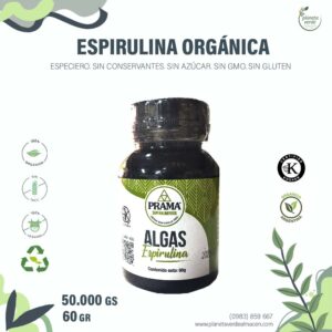 Alga Espirulina Orgánica. Especiero