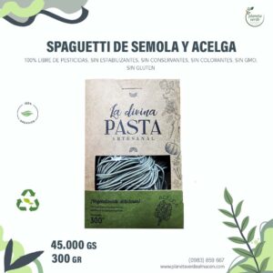 Pasta Spaguetti de Sémola y Acelga