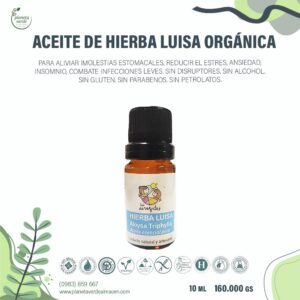 Aceite Esencial de Hierba Luisa Orgánica