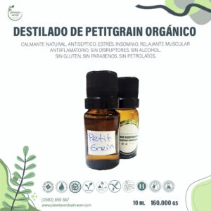 Aceite Destilado de Petitgrain Orgánico