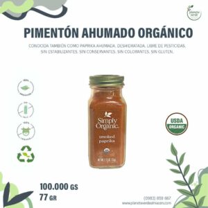 Pimentón Ahumado Orgánico