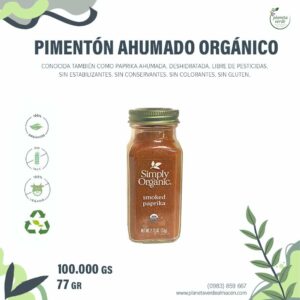 Pimentón Ahumado Orgánico