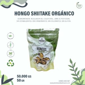 Hongos Shiitake Orgánicos