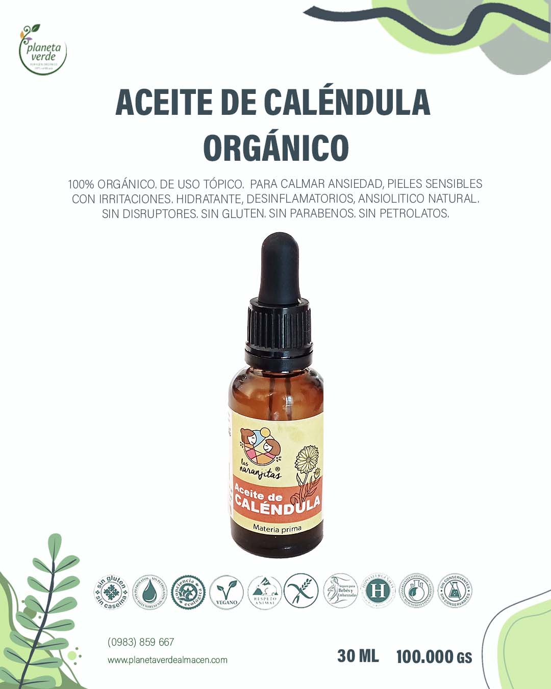 Aceite de Caléndula Orgánica