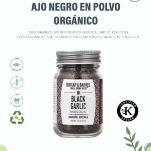 Ajo Negro en polvo Orgánico
