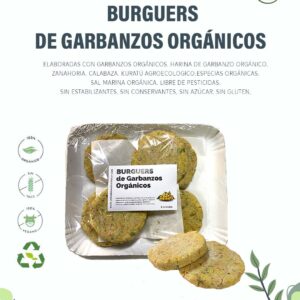 Hamburguesas de Garbanzos Orgánicos