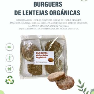 Hamburguesas de Lentejas Orgánicas