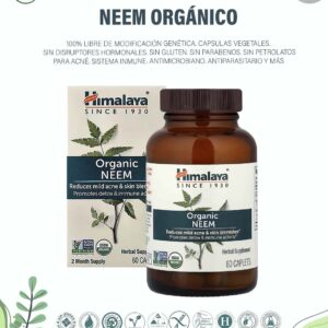 Neem Orgánico. x 60 Caps