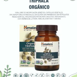 Triphala Orgánico. Caps x 90