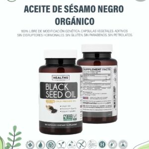 Aceite de Sésamo Negro - Black Seed Oil x 120 caps